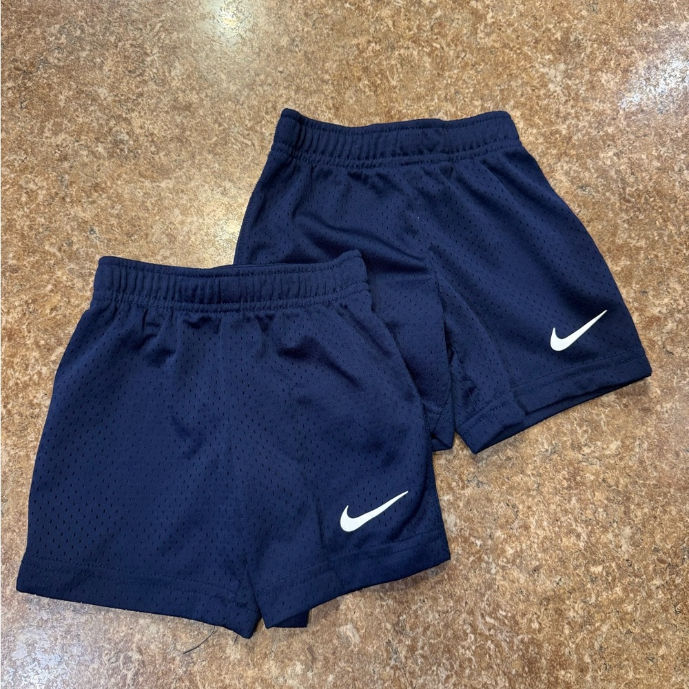 Two Nike athletic shorts 2T